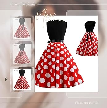 Amazon.co.jp: 【Sai彩】ミニー 大人 女性 ワンピース ドレス