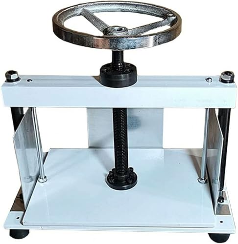 Máquina de prensa de papel redonda manual tamaño A4, sellos de recibos de papel plano de alta resistencia, máquina de aplanado de escritorio,