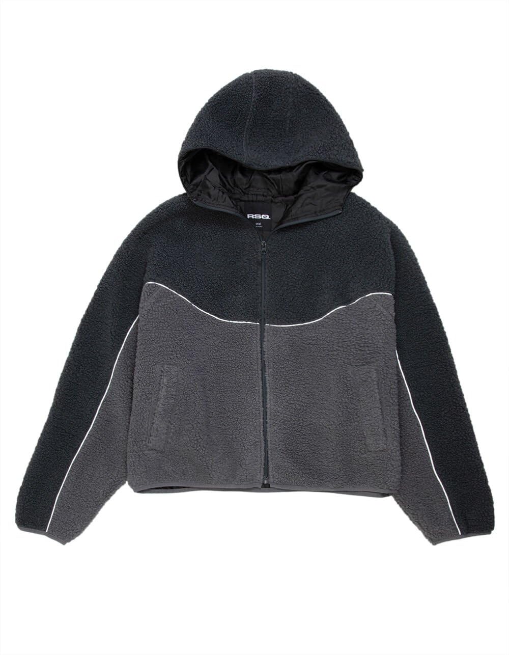 Rsq Mens Hooded Sherpa Jacket
