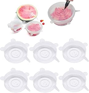 Silikondeckel Dehnbar - Passt Auf Fast Alles