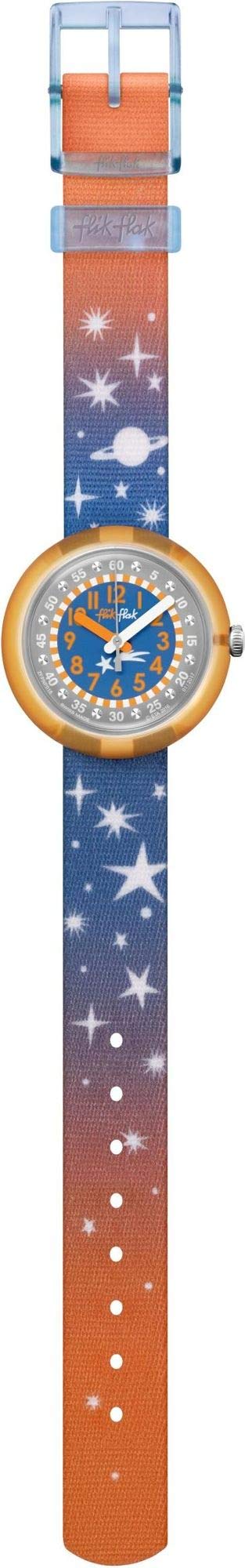 Flik Flak Reloj analógico de Cuarzo para niños con Correa de Tela FPNP018