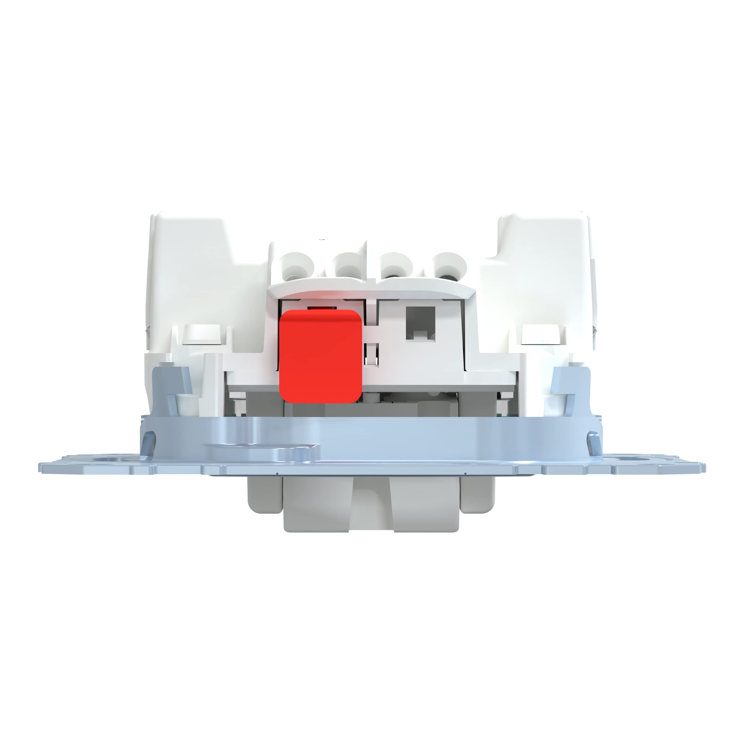 Schneider Electric Merten Cross Switch Insert, Flush-Mounted, Plug-In Terminals, 1-Pole, 10A, AC, 250V, Item Number MEG3117-0000 (Pack of 2