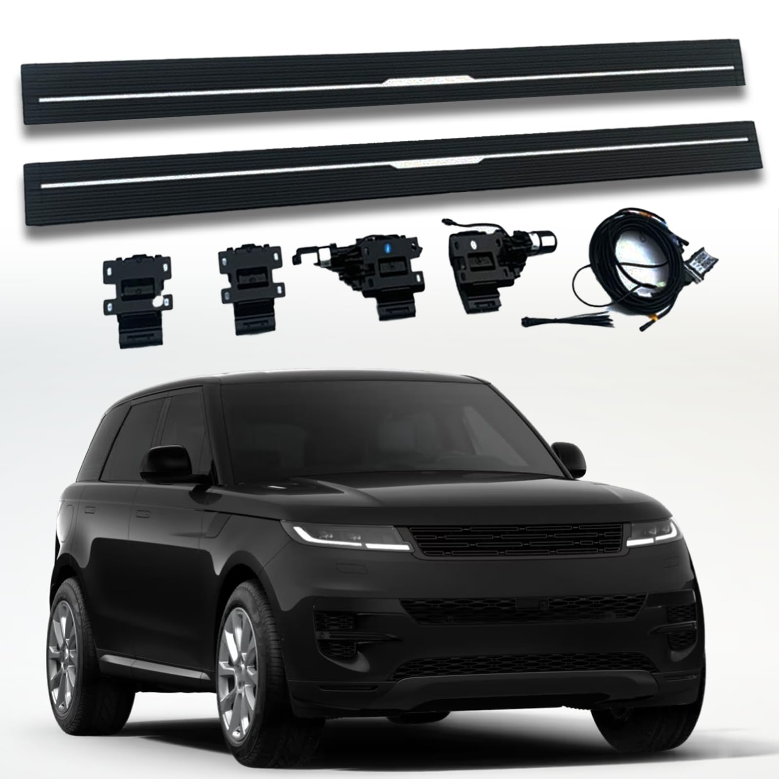 2PCS Deployable Electric Side Steps Fits for LR Range Rover Sport L461 2023 2024 2025 Power Running Boards Protecte Bar