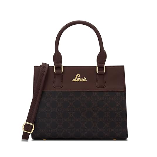 Lavie Women's Mono Salma Solid Satchel Bag for Women | Satchel Handbag for Work | Ladies purse | Stylish Shoulder Bag | Gift For Ladies