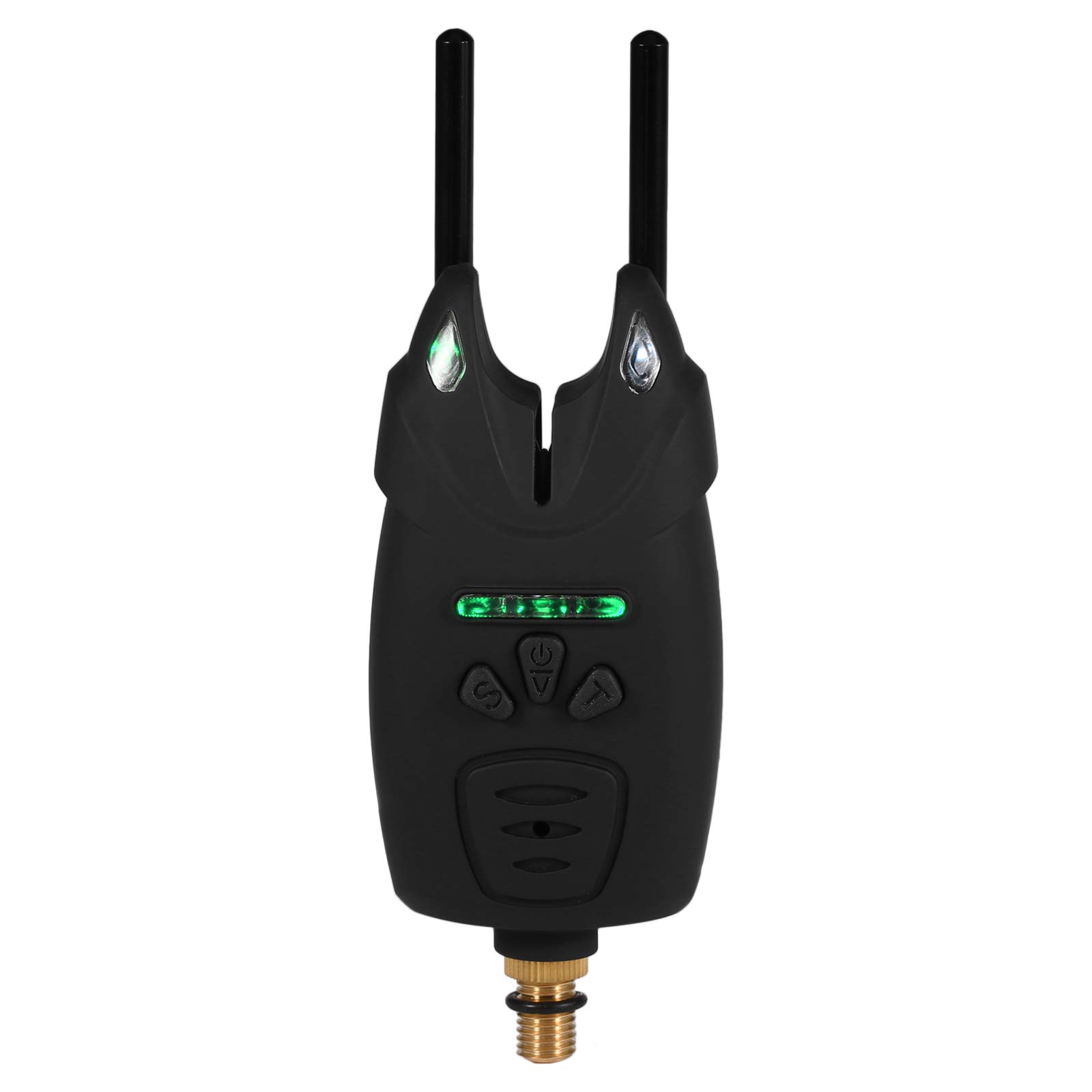 Lixada Alertes de Pêche Électrocniques Alarme de Morsure LED Alarme de Pêche sans Fil Récepteur de Pêche Numérique Kit d'Alerte Sonore avec Étui