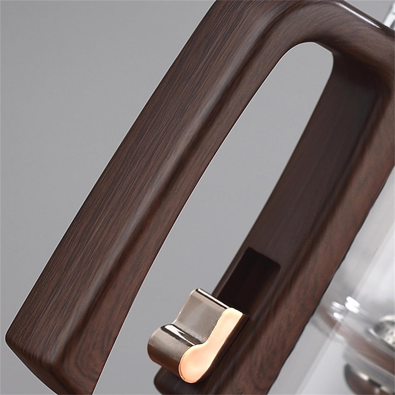 Magnetische Teekanne Aus Glas, Halbautomatischer Glas-Teekessel Mit Abnehmbarem Glas-Sieb, Hitzebeständiger Teebereiter Aus Borosilikatglas Für Teeblätter Und Lose Blätter