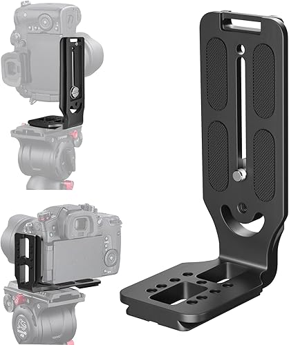 Soporte en L para Cámara DSLR Cambio Vertical Horizontal Trípode Placa de Liberación Rápida Compatible con Canon Nikon Sony DJI Osmo Ronin Zhiyun