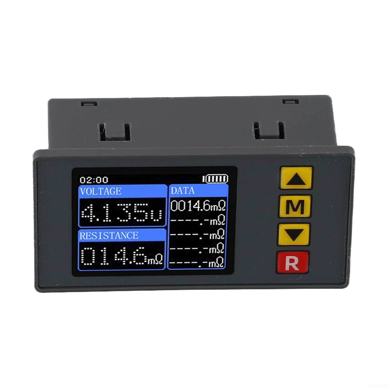 TS457 Battery Internal Resistance Tester with Voltage Measurement, 4-Wire DC5V Power Supply for Lithium-Ion Battery Analyzer, Dual Language