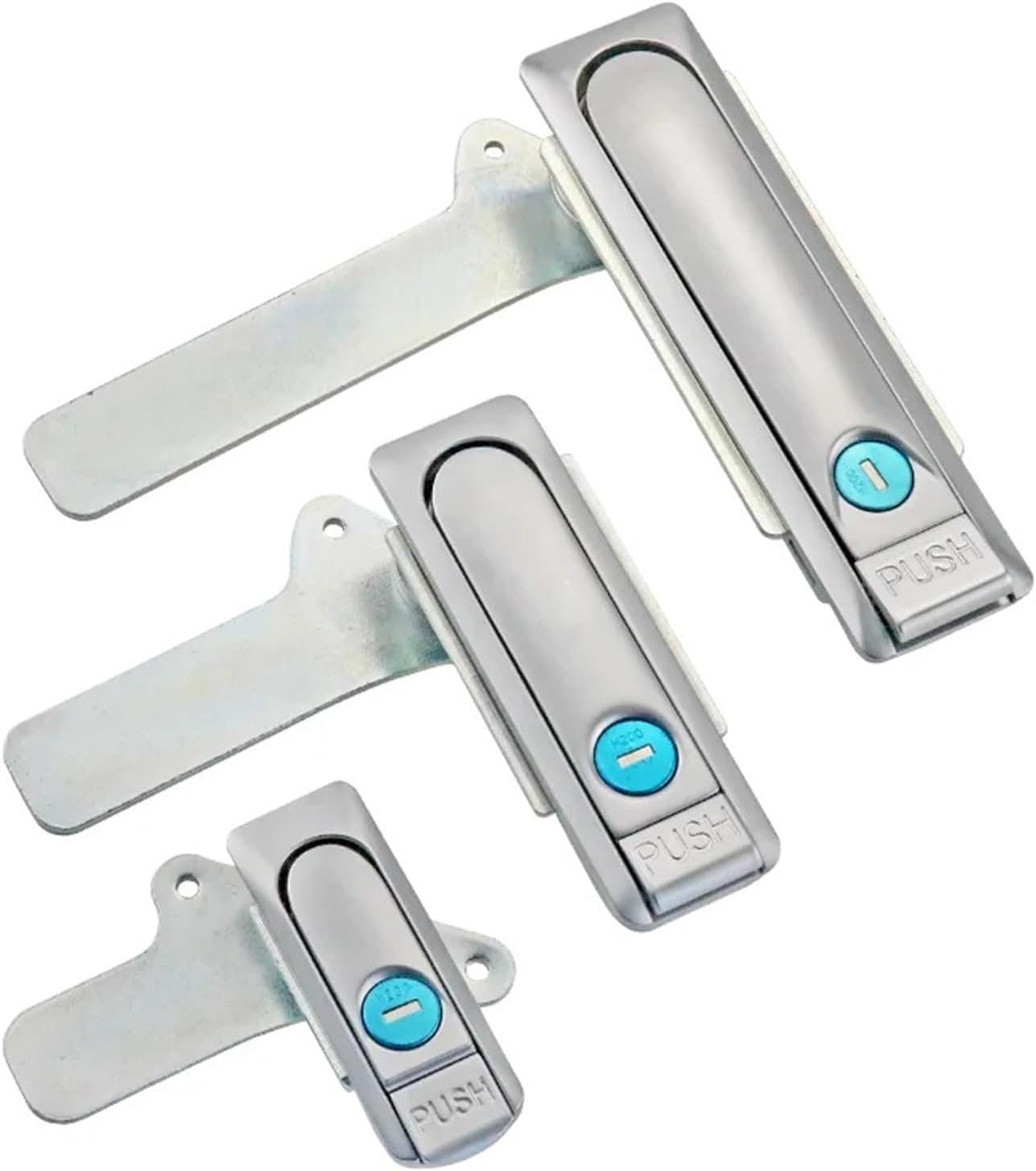 Zinc Alloy Flat Compression Spring Locks 1Pcs(Large)