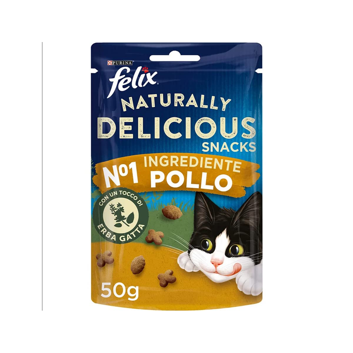 Felix Delicious Snack gato pollo 50 g