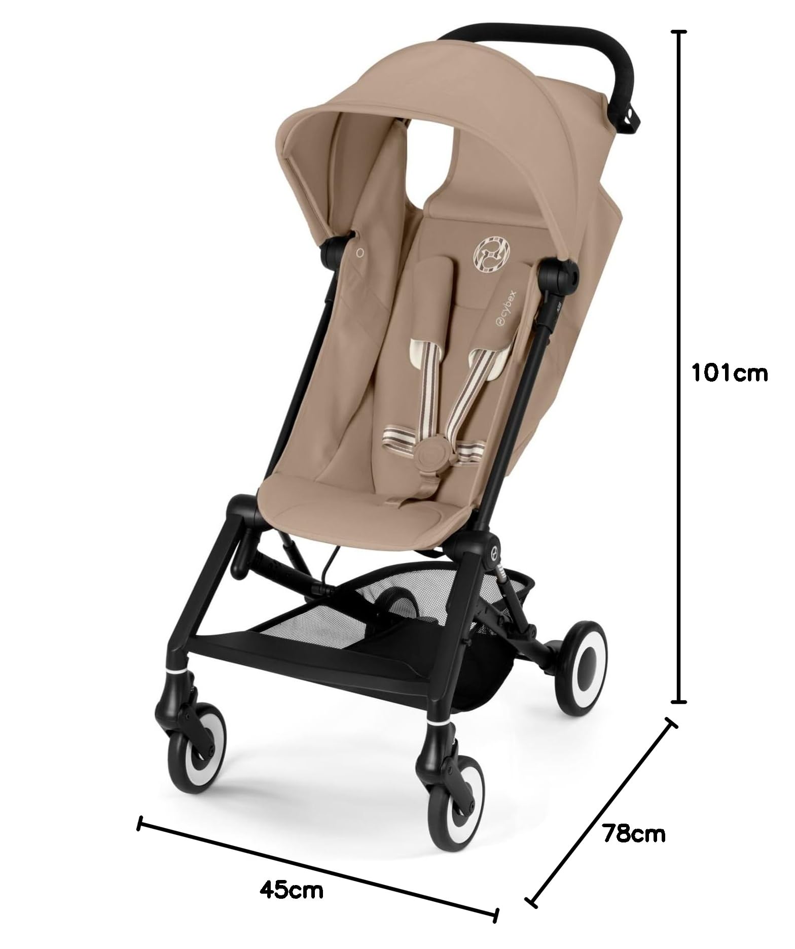 CYBEX Gold Buggy AGIS, von 6 Monaten bis 4 Jahre, max. 22 kg, Handgepäck, Almond Beige