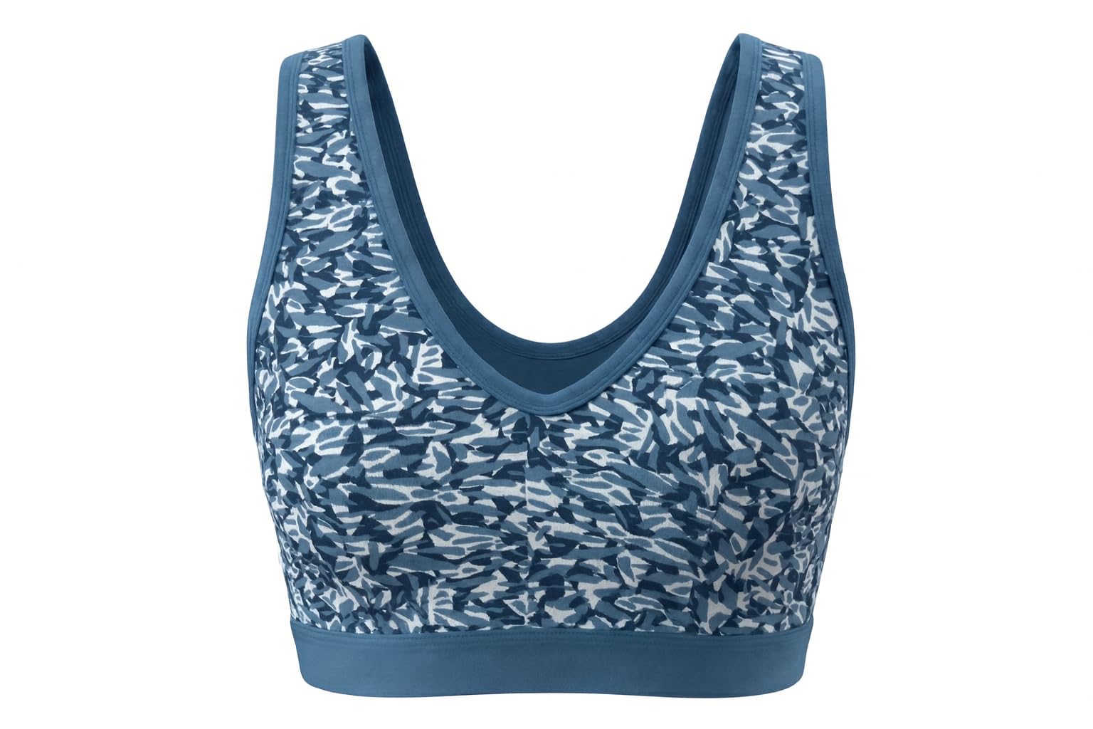 piylu Women’s Sports Printed Slip-On Bra | Full Coverage | Soft Cotton Comfort Fabric | Printed Design Sports Bra-picture-52
