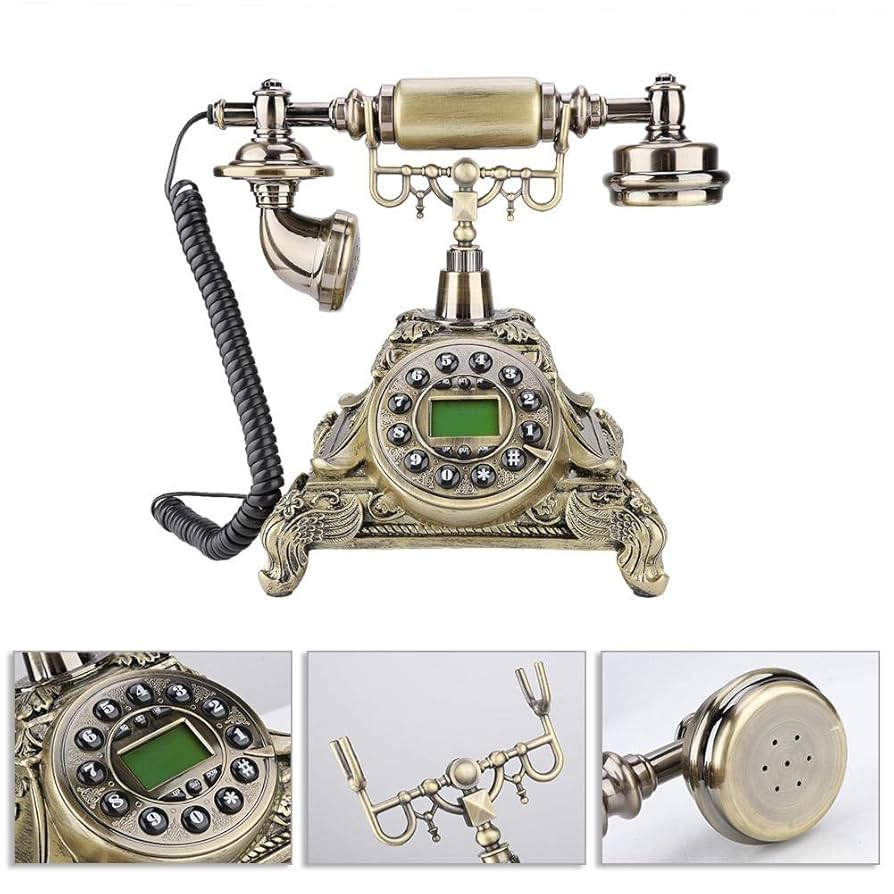 Amazon | 固定電話機 ヨーロッパ風 FSK / DTMF電話番号表示