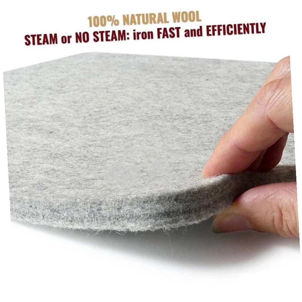 Wollfilz Bügelunterlage 12x18 Inch Hitzebeständige Bügelmatte für Haushalt Minimiert Gewebedehnung für Empfindliche Kleidung und Quilten
