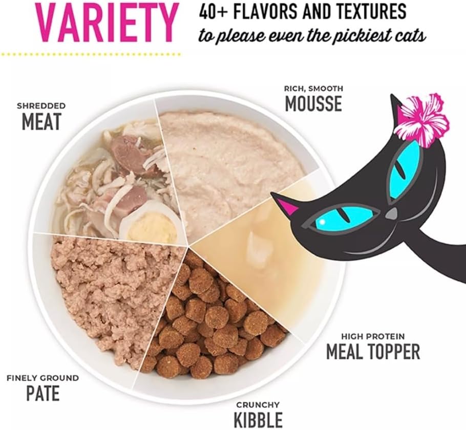 Tiki Cat Stix Lickable Wet Cat Treat Smooth Mousse Blend with Chicken in Creamy Gravy, 6 Stix in 1 Pouch (Pack of 2), Plus 1 Cat Pom Pom Balls Toy