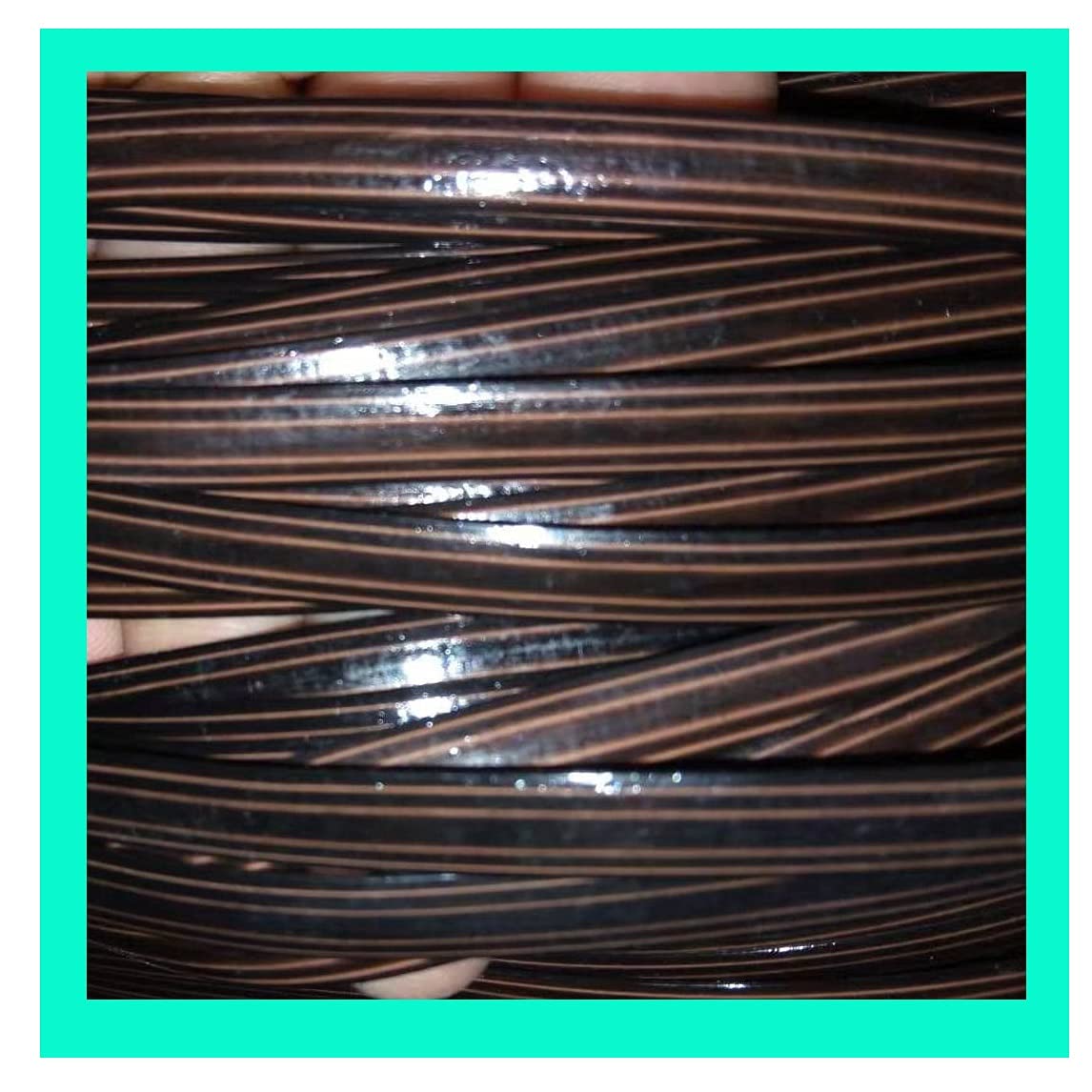 OUdini Plastic Rattan Wicker 8Mm Plastic Woven Rattan Repair Material for Outdoor Garden Pationiture Synthetic Rattan Wicker Chair Table Repair Kit/H/8Mm*1.1Mm