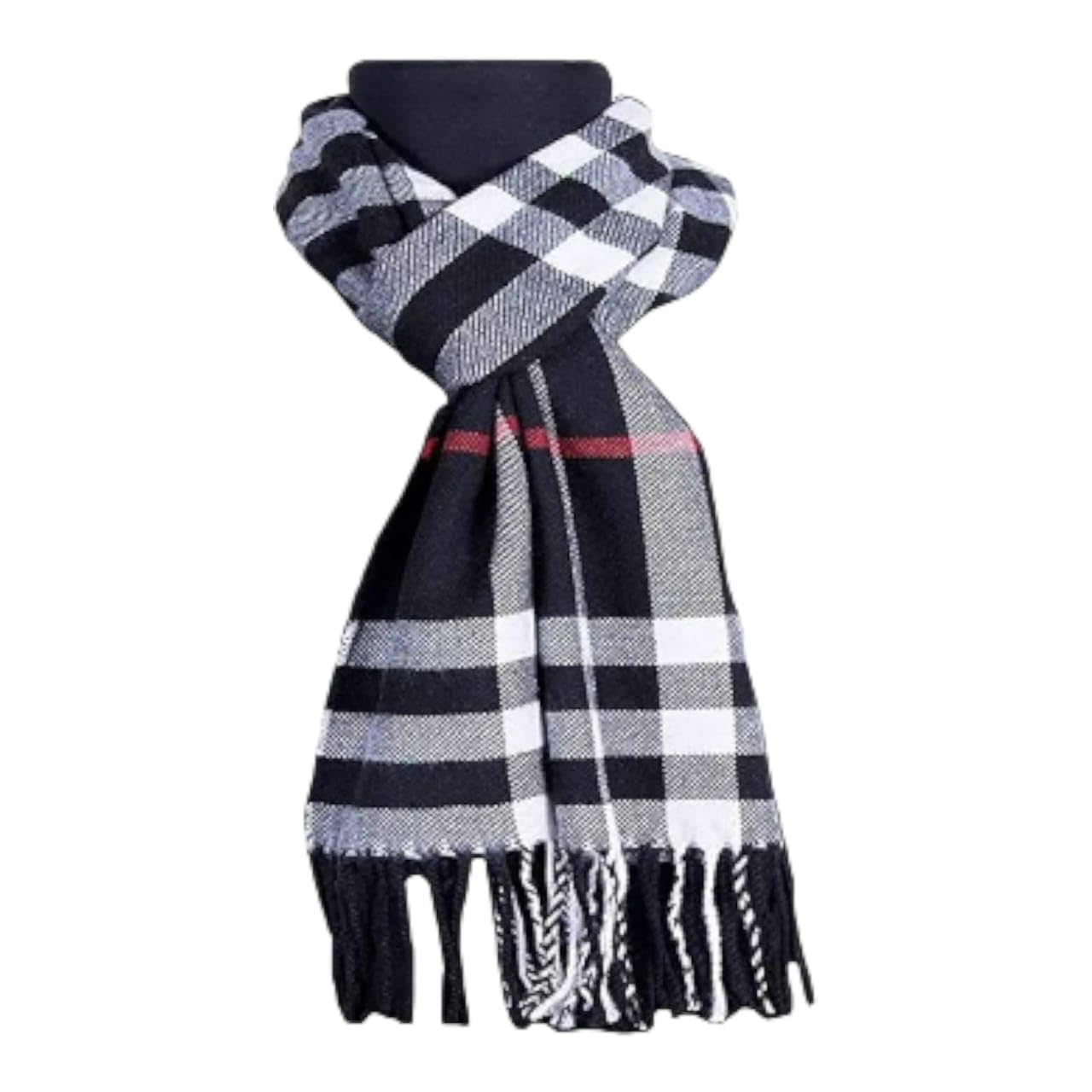 Woolen Soft MicroFibre Cashmere Knitted Soft and Warm Muffler Scarf for Men and Women Casual Stylish Winter Wear Scarf | Neck Warmer Woolen Stylish Muffler-image-7