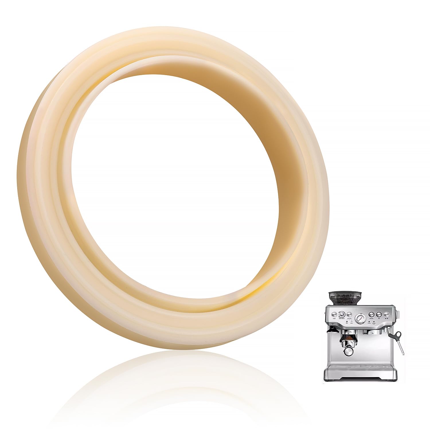 Lyeteung 54mm Silicone Steam Ring, Grouphead Gasket, Brew Group Head Seal Gasket, Compatible with Breville 870/878/880/860/840/810/450/500 Compatible with Sage 500/810/870/875/878/880