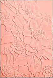 BAOFALI Pastas em relevo de plástico com tema de flores 3D Peônia para álbum de fotos faça você mesmo álbum de fotos cartão papel artesanato decoração para fazer cartões, modelo de relevo, cartão de