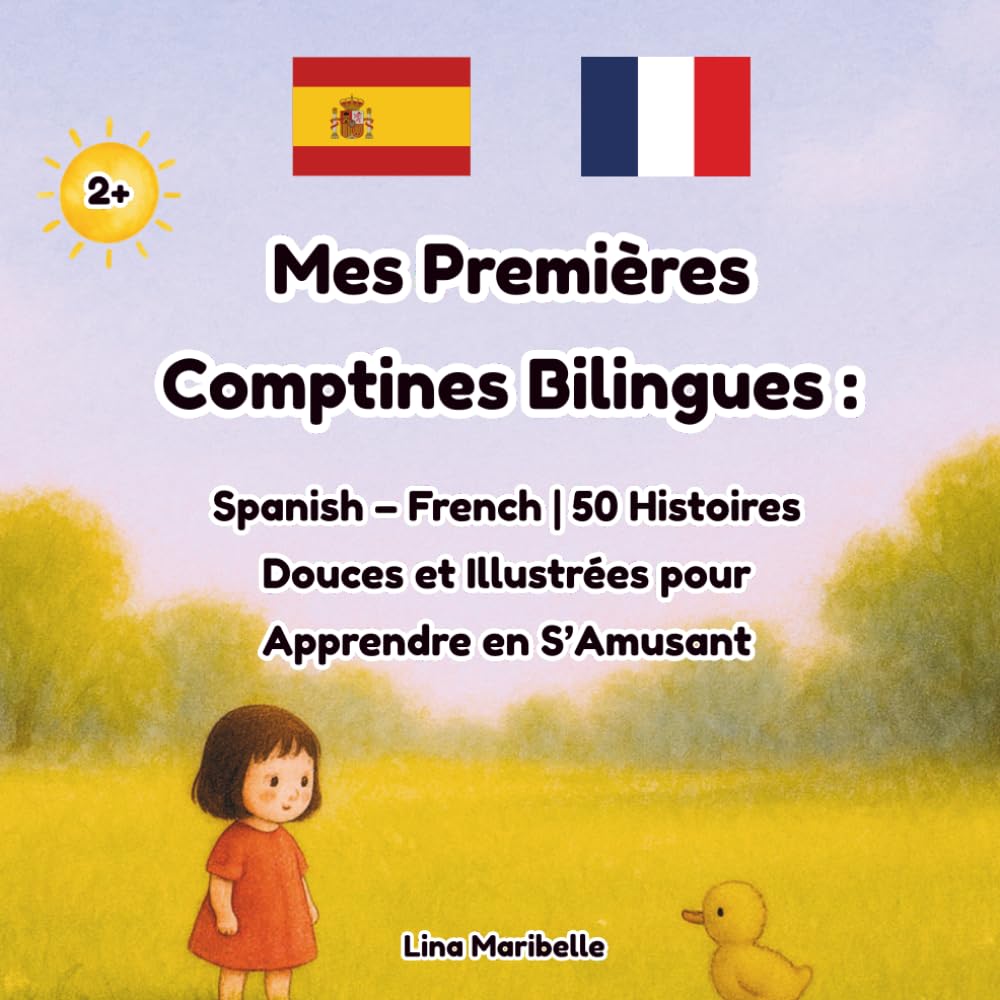 Mes Premières Comptines Bilingues: Spanish – French | 50 Histoires Douces et Illustrées pour Apprendre en S’Amusant