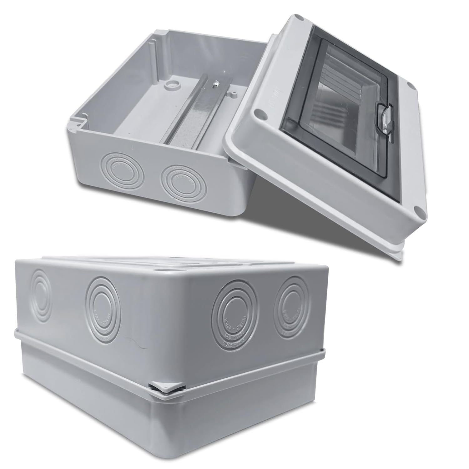 Elosztódoboz csatlakozók és belső szerkezet