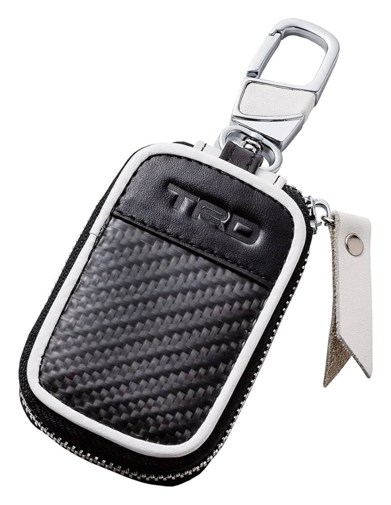 Amazon | TRD/TOYOTA リアルカーボンキーケース(WHITE) 品番