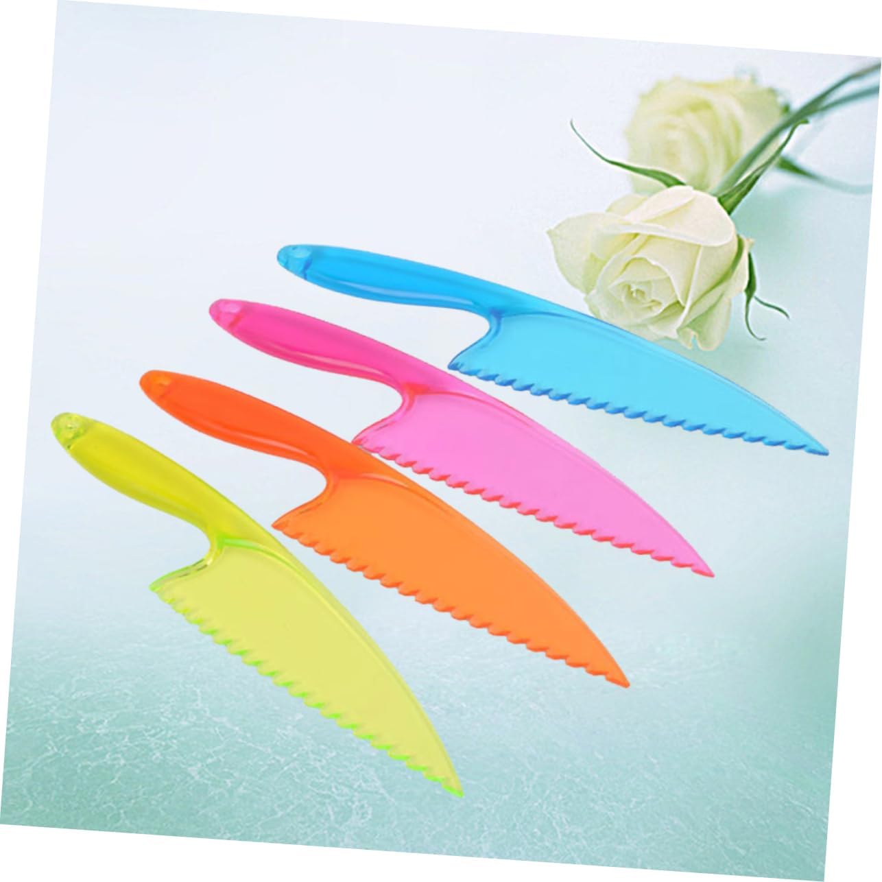Plastic Cake Shovel Server for Birthday Wedding Cake Lettuce