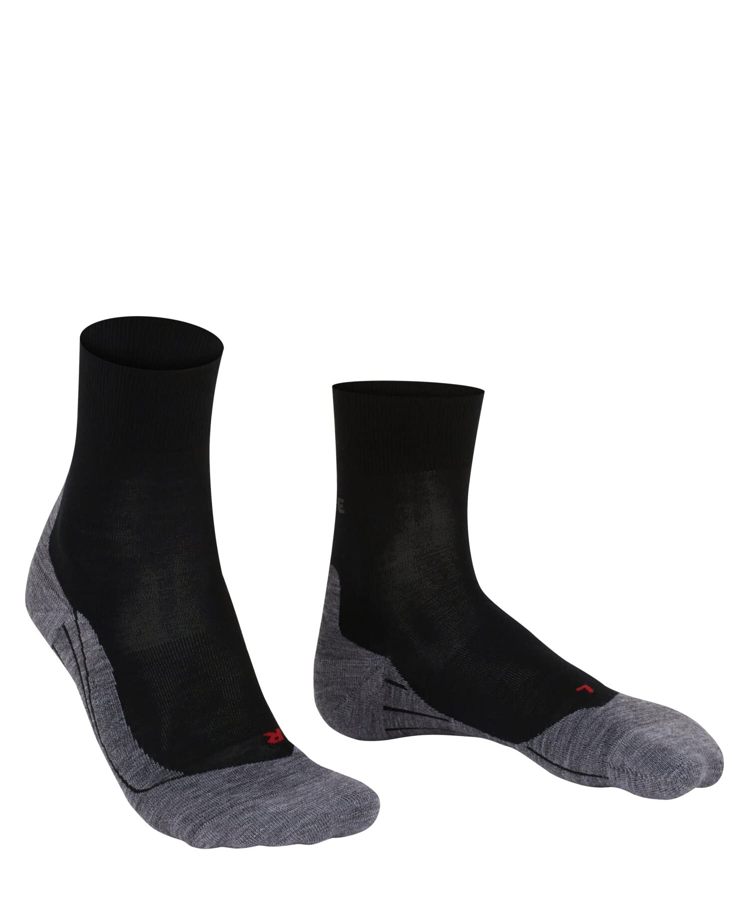 FALKE Kobiety RU4 Wool Skarpety Do Biegania średnio wyściełane zapobiegające pęcherzom długie oddychająca regulująca temperaturę neutralizująca zapachy wełna materiał funkcyjny 1 Para