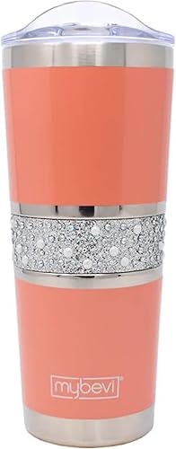 Vaso aislado Hollywood  Vaso de viaje de acero inoxidable de 20 onzas con tapa resistente a fugas  Sin BPA, reutilizable, se adapta a portavasos,