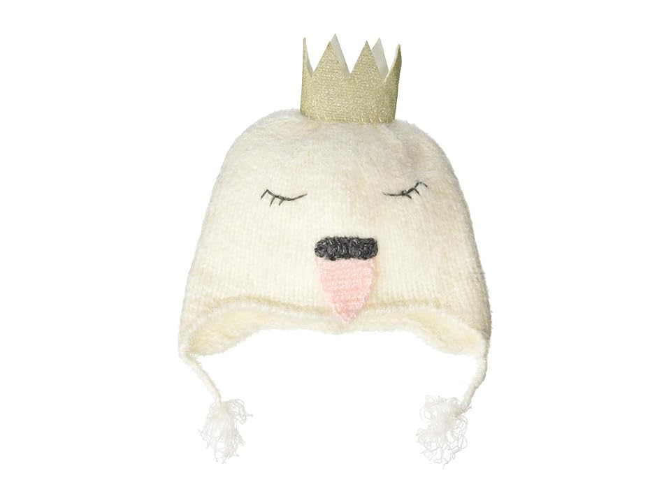 

Mud Pie Swan Crochet Beanie Hat (Infant) (White) Beanies