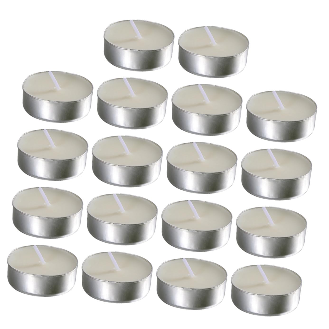 MAGICLULU 50Pezzi Tealight Profumate Per Atmosfera Per Matrimonio e Decorazioni Festive Fumi Compatibili Con Portacandele Standard