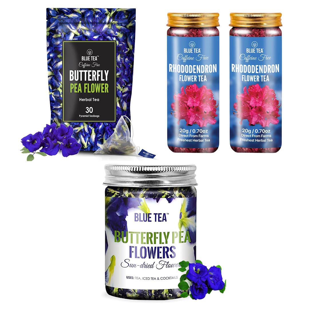 Amazon.com : BLUE TEA - Combo - Rhododendron & Butterfly Pea