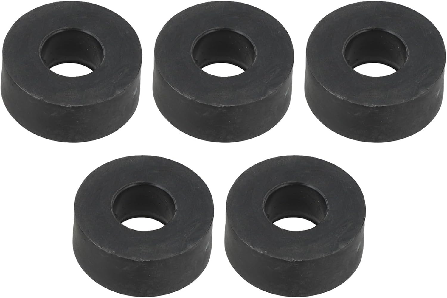 Set of 5 Rubber Pads for Shock Absorption in Gym Equipment and Furniture, Vibration Control Solution