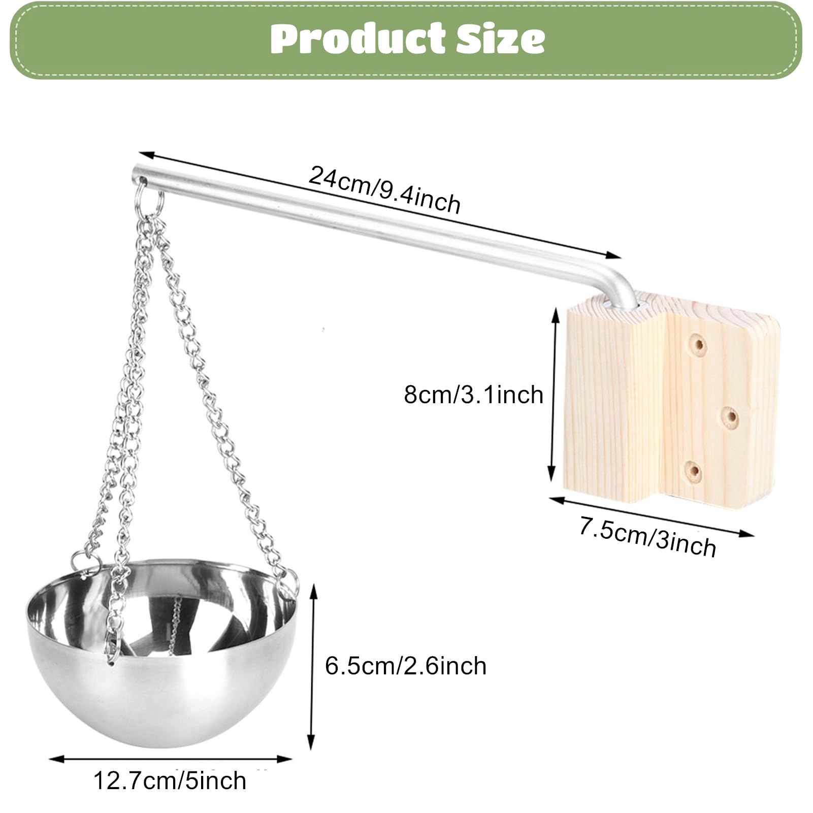 Verdampferschale Sauna, Schüssel Sauna Hängend aux Edelstahl, Sauna Kräuterschale mit Montagezubehör für Sauna Und Spa Aufguss, Geschenkideen
