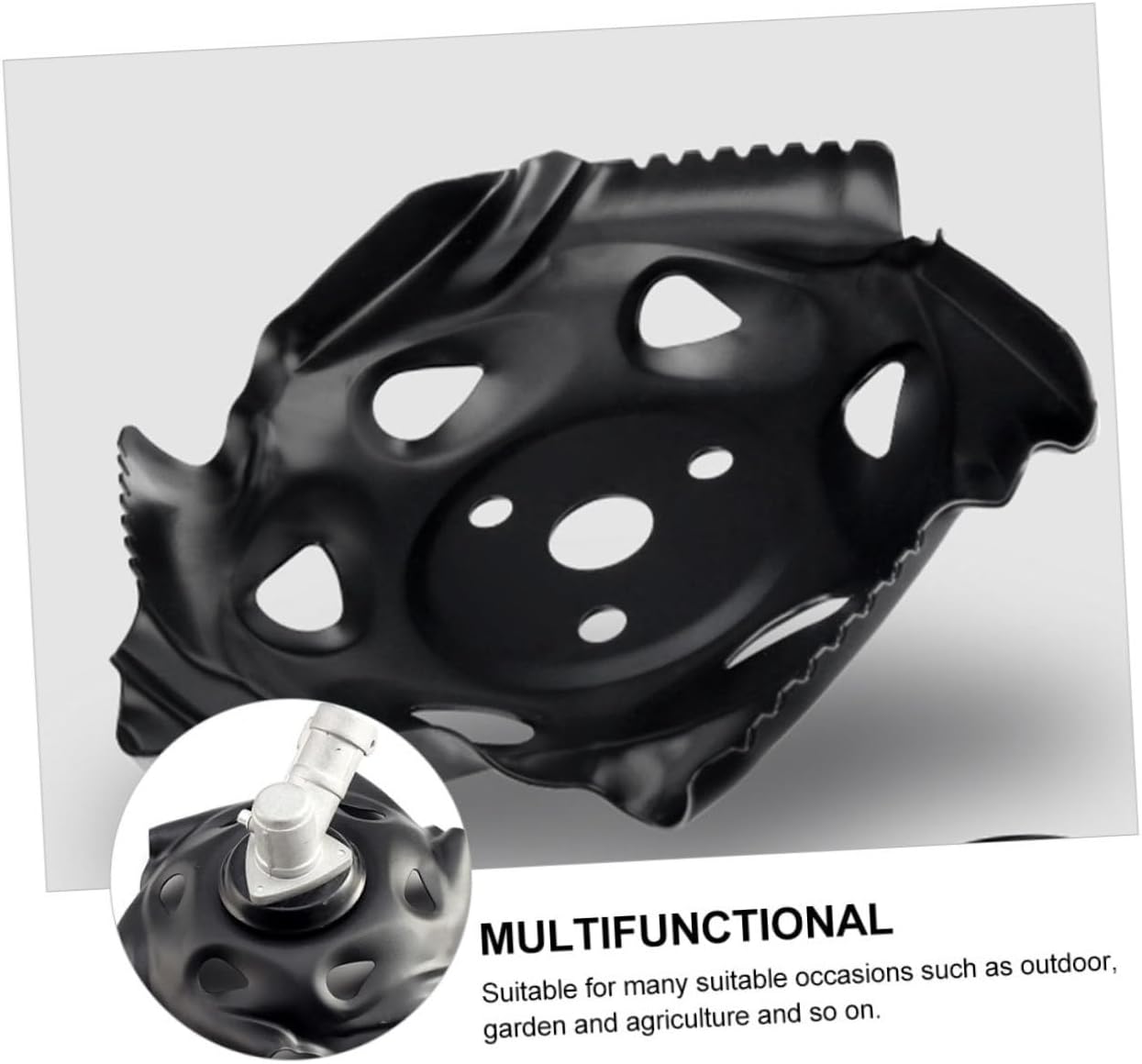 2pcs Manganese Steel Brush Cutter Head for Lawn Mowers Weeder Plate Trimmer Attachment Gardening Tool for Efficient Weed Removal