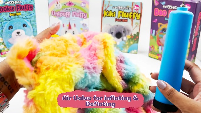Scoobies Bao Fluffy Fuzz Ball | Inflatable Jumping Ball | Outdoor