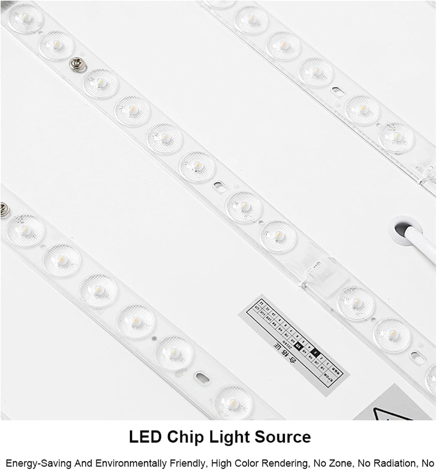 Lampa sufitowa LED, okrągła, podtynkowa, drewniana lampa sufitowa do przedpokoju, przedpokoju lub sypialni