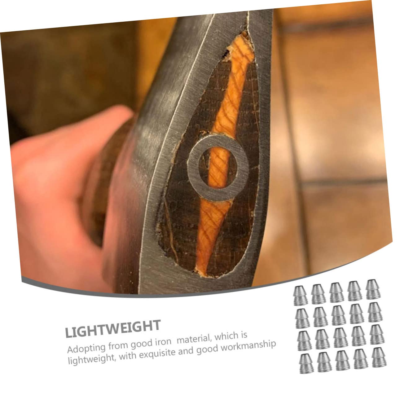 Lot De 10 Cales En Acier Pour Manches De Marteau/hache - Renforcement Et Fixation Robuste