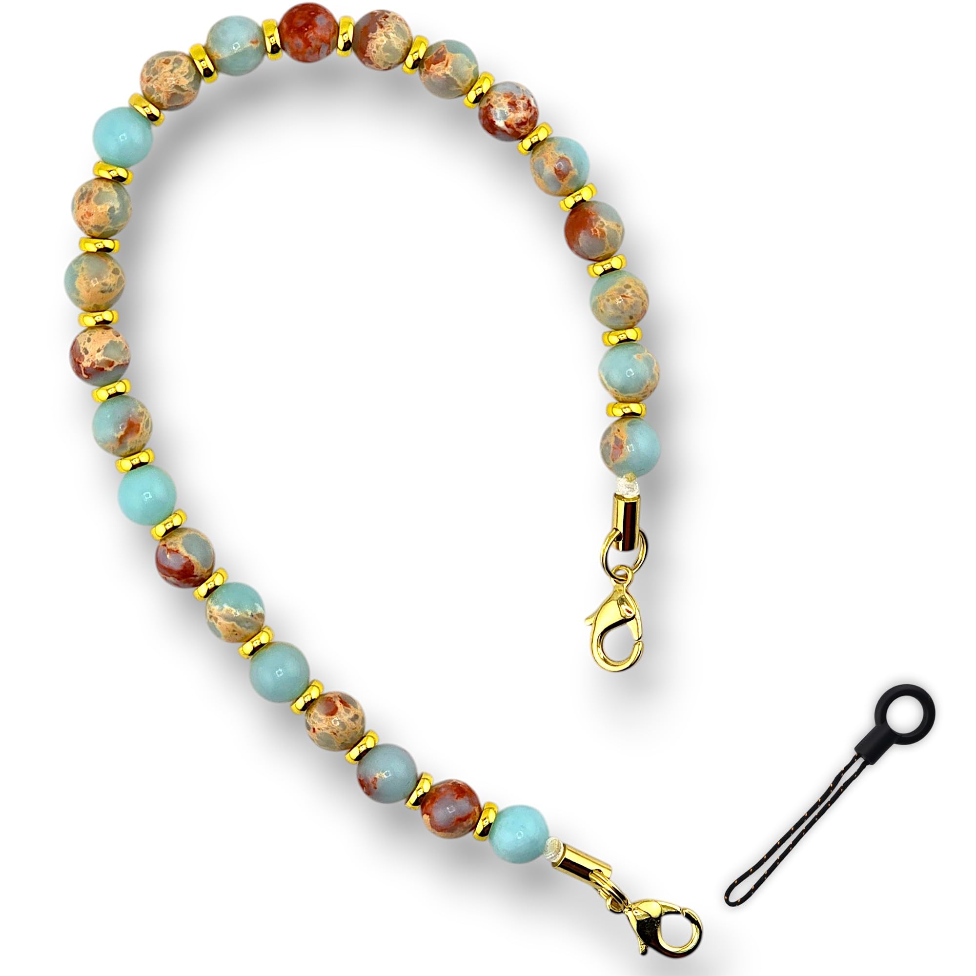 RATASK Moroccan Style Wrist Lanyard Strap for mobile phones, keys, camera, Phone accessory pendant (Beaded Vintage)