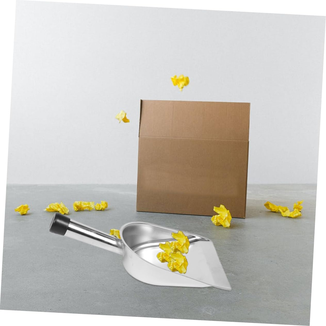 FOMIYES Stainless Steel Dustpan Mini Dustpan Portable Compact Dust Pan Desktop Dustpan Dust Collector Pan Industrial Dust Pans Reusable Dustpan Trash Shovel for Kitchen Silver Plastic Pp