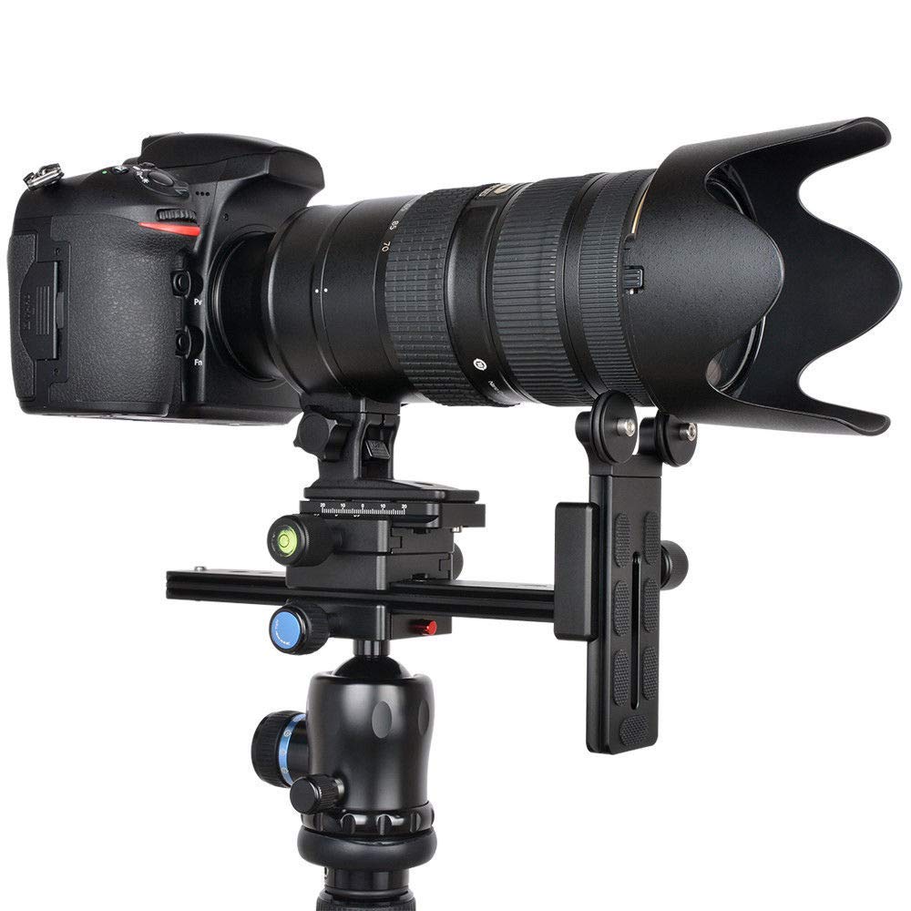 Hersmay L200 Teleobiektyw wspornik wspornik szybkozłączny stojak uchwyt do statywu DSLR aparat fotografia kompatybilny z Arca-Swiss