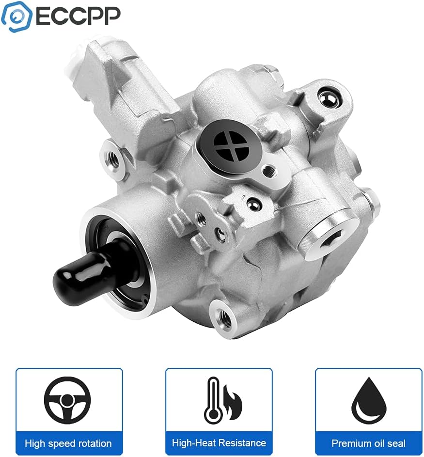 ECCPP Power Steering Pump fit for Subaru Legacy 2005 2006 2007 2008 2009 2.5L 2458CC H4 GAS DOHC Turbocharged Replace #21-5196