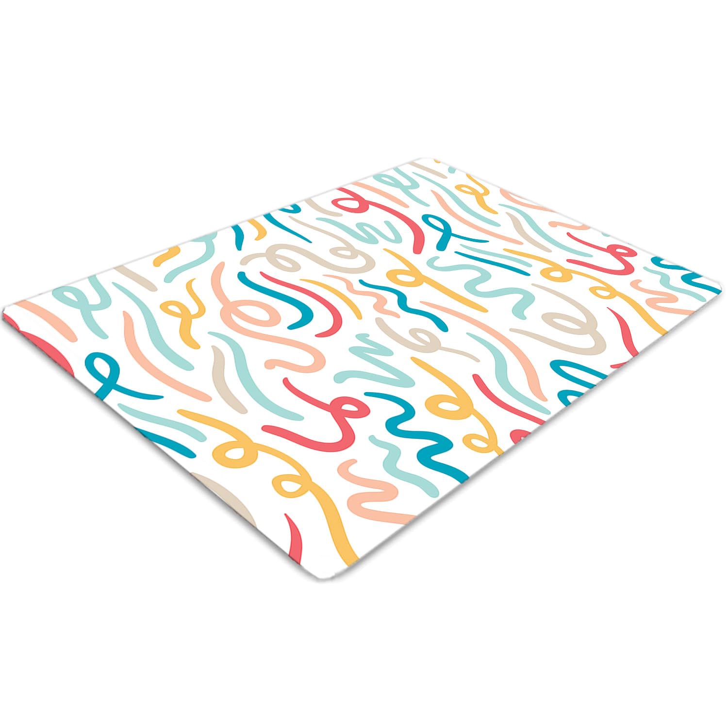 Tapis de chaise rectangulaire protège-sol imperméable pour maison et bureau