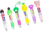 HNSYYF Multicolor Pen in One - 4-in-1 Cute Pens for Kids - 24 Ballpoint Pens for Birthdays and Children's Parties - Fun Gifts Assorted Lnk Kawaii Pens