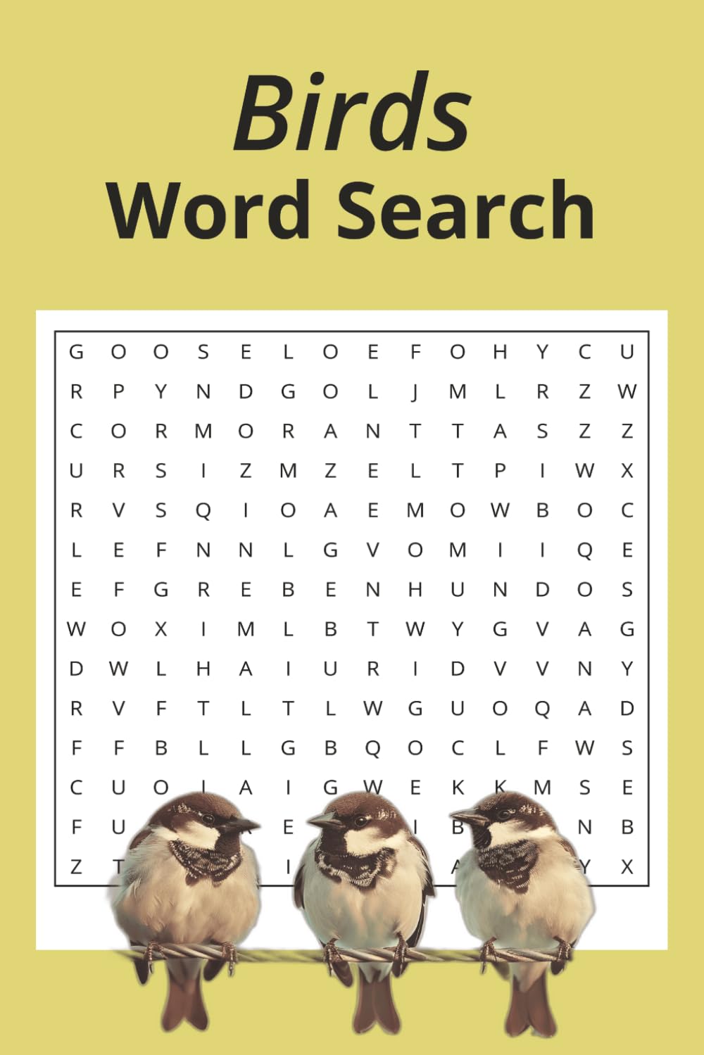 Birds Word Search