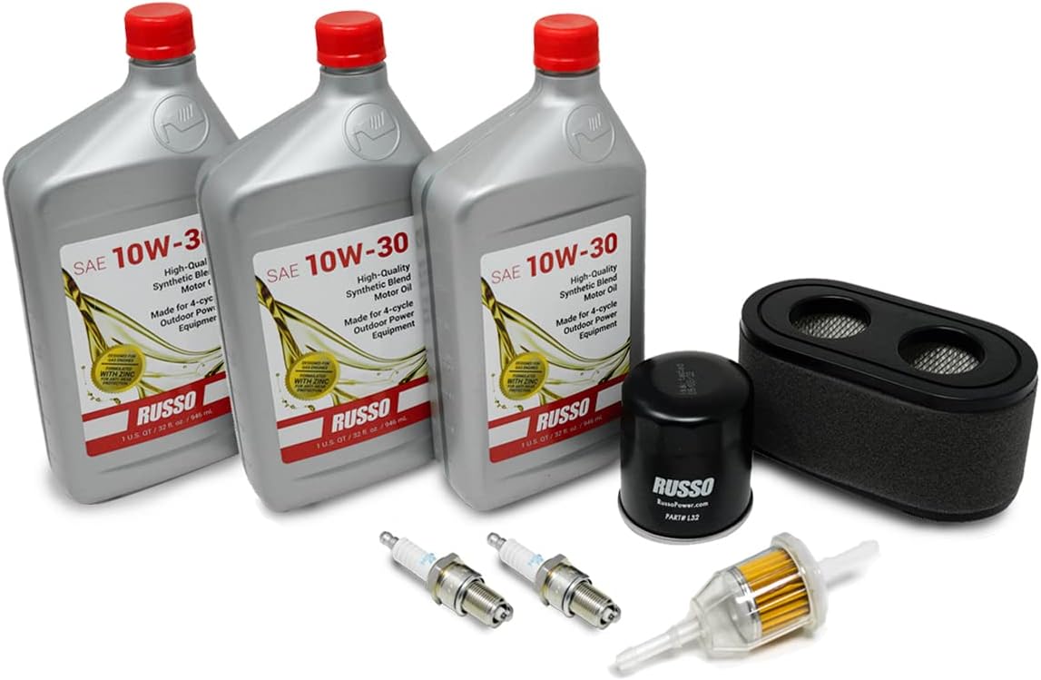 RUSSO Tune Up 10W-30 Kit for Toro TimeCutter 2015 and UP 139-0646