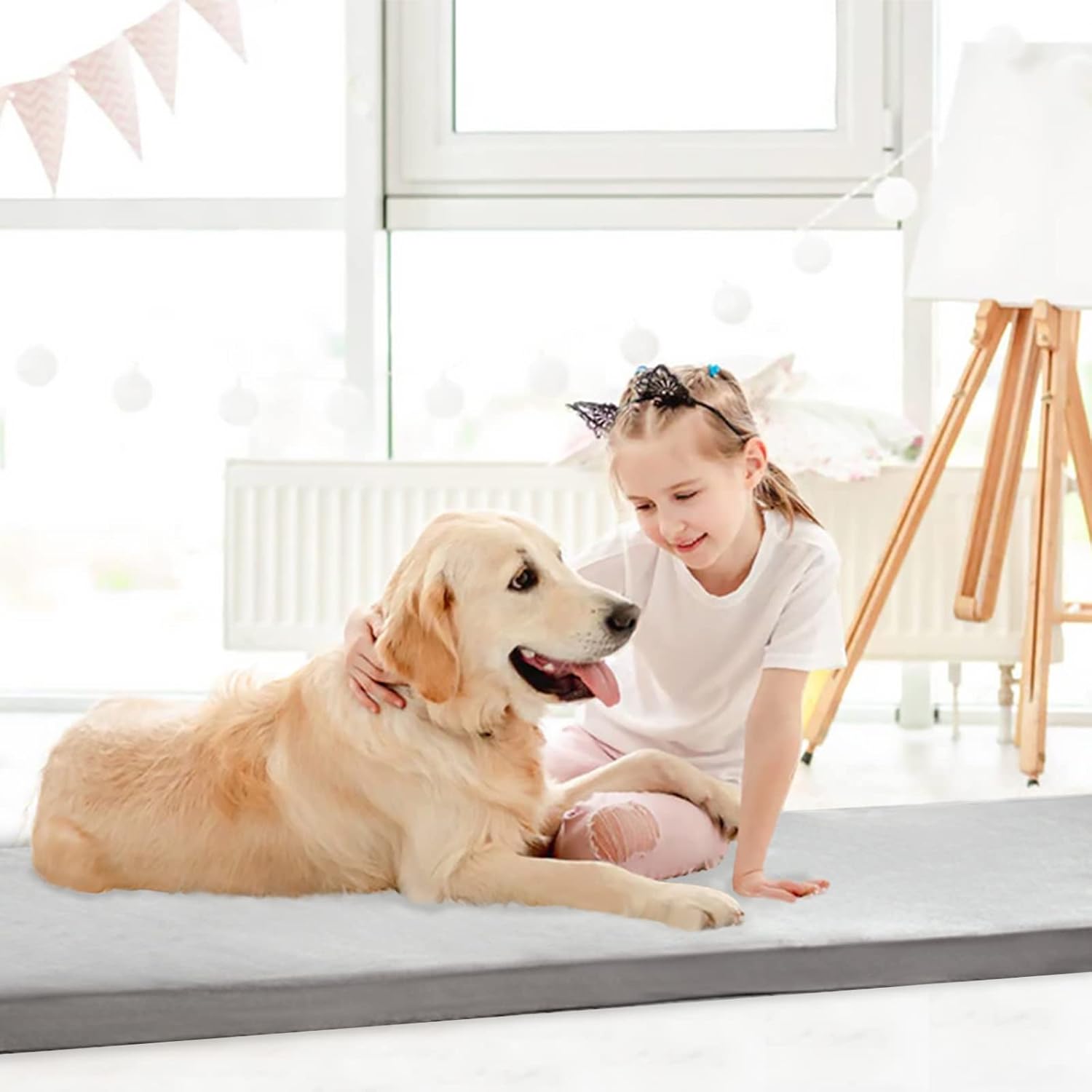 MARSTAR Memory Foam Camping Mattress, Portable Sleeping Mat Pad for Floor, Tent & Car, Lightweight Roll Up Mattress for Adult Kids, Cot Mattress Guest Bed w/Waterproof Cover, Travel Bag, Small Single