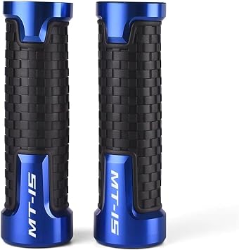 MT-15 for MT15 MT 15 Accessories Motorcycle Non Slip Handlebar Grips Throttle CNC Hand Bar Grip 2018 2019 2020 2021Blue