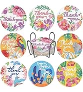 Valdivia Diamond Painting Coasters Kits, 8PCS Cute Drink Coasters with Holder, 5D DIY Diamond Art...