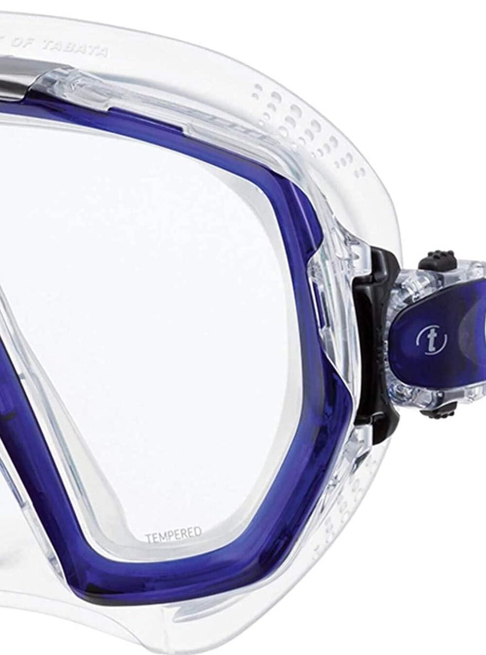 Tusa Elite Gafas Máscara de Buceo y Snorkeling Adultos, Silicona Negro/Verde